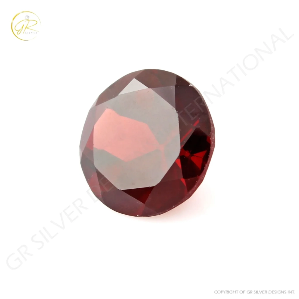 Natural Garnet Gemstone, Garnet 11mm Round Normal Cut Loose Gemstone