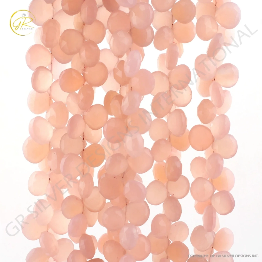 Top Quality Rose Quartz Heart Shape 10-12mm Gemstone Beads