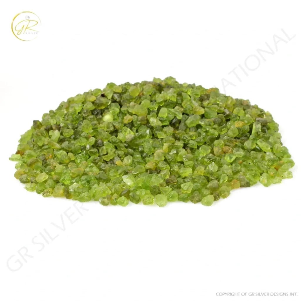 Natural Peridot Rough Loose Mineral Gemstone