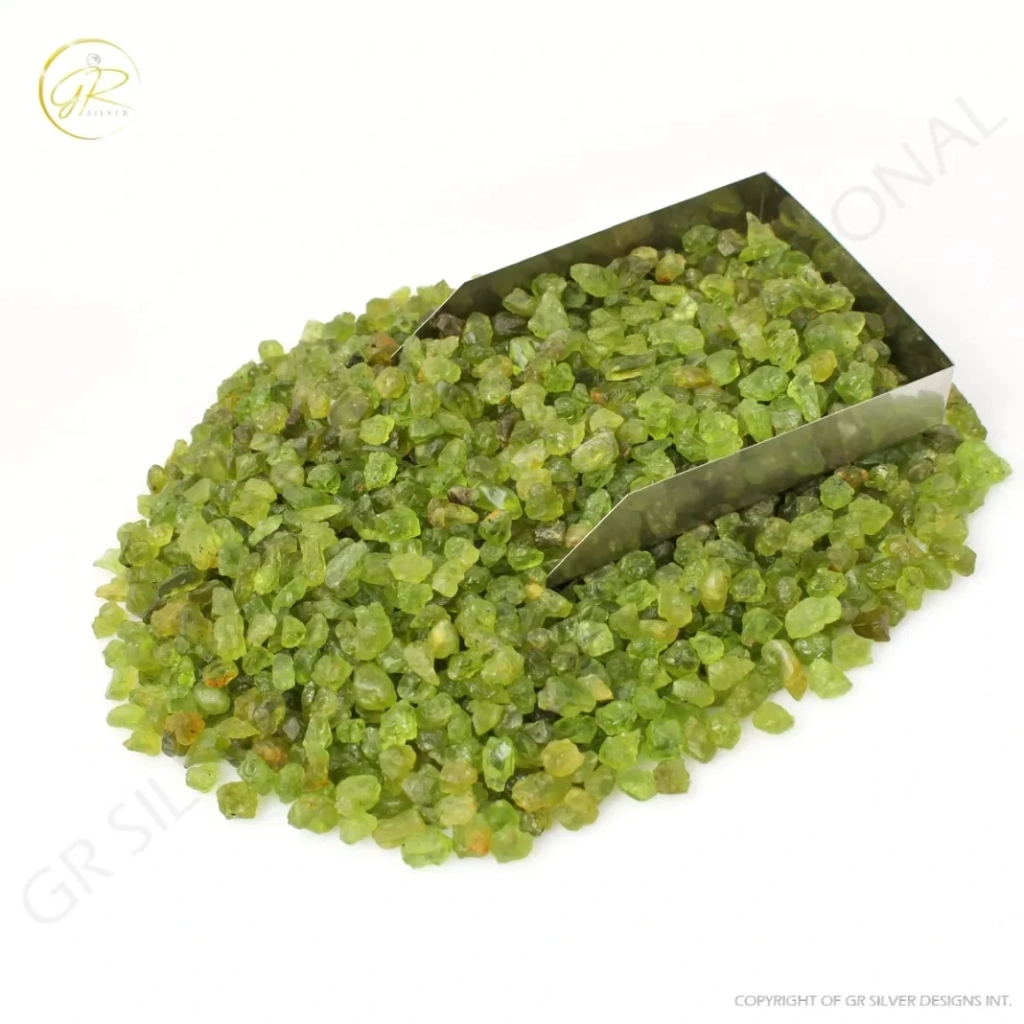 Natural Peridot Rough Loose Mineral Gemstone