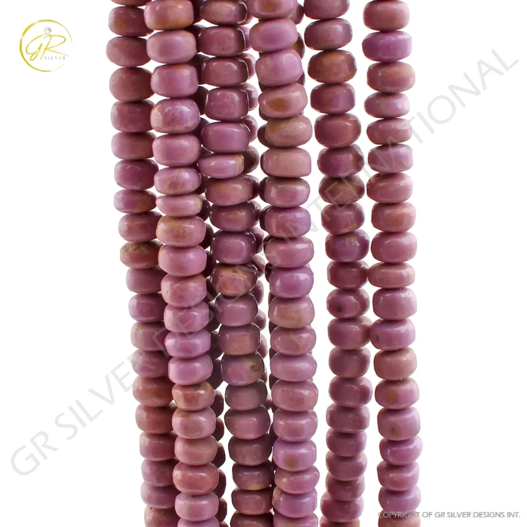 Natural Phosphosiderite Round Smooth Gemstone Beads