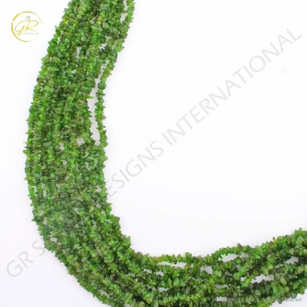 Chrome Diopside Uncuts Beads Gemstone For Jewelry Making