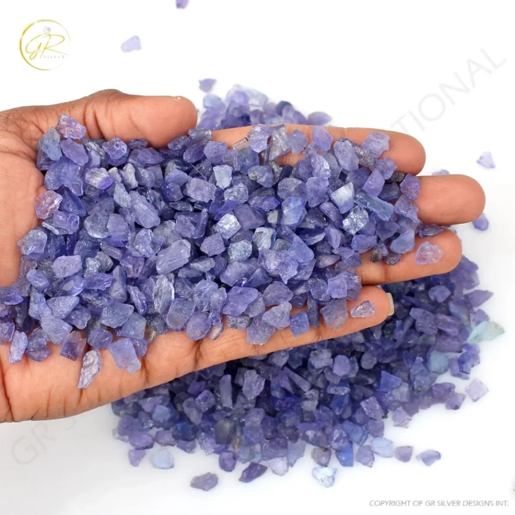 Natural  Tanzanite Rough Loose Mineral Gemstone