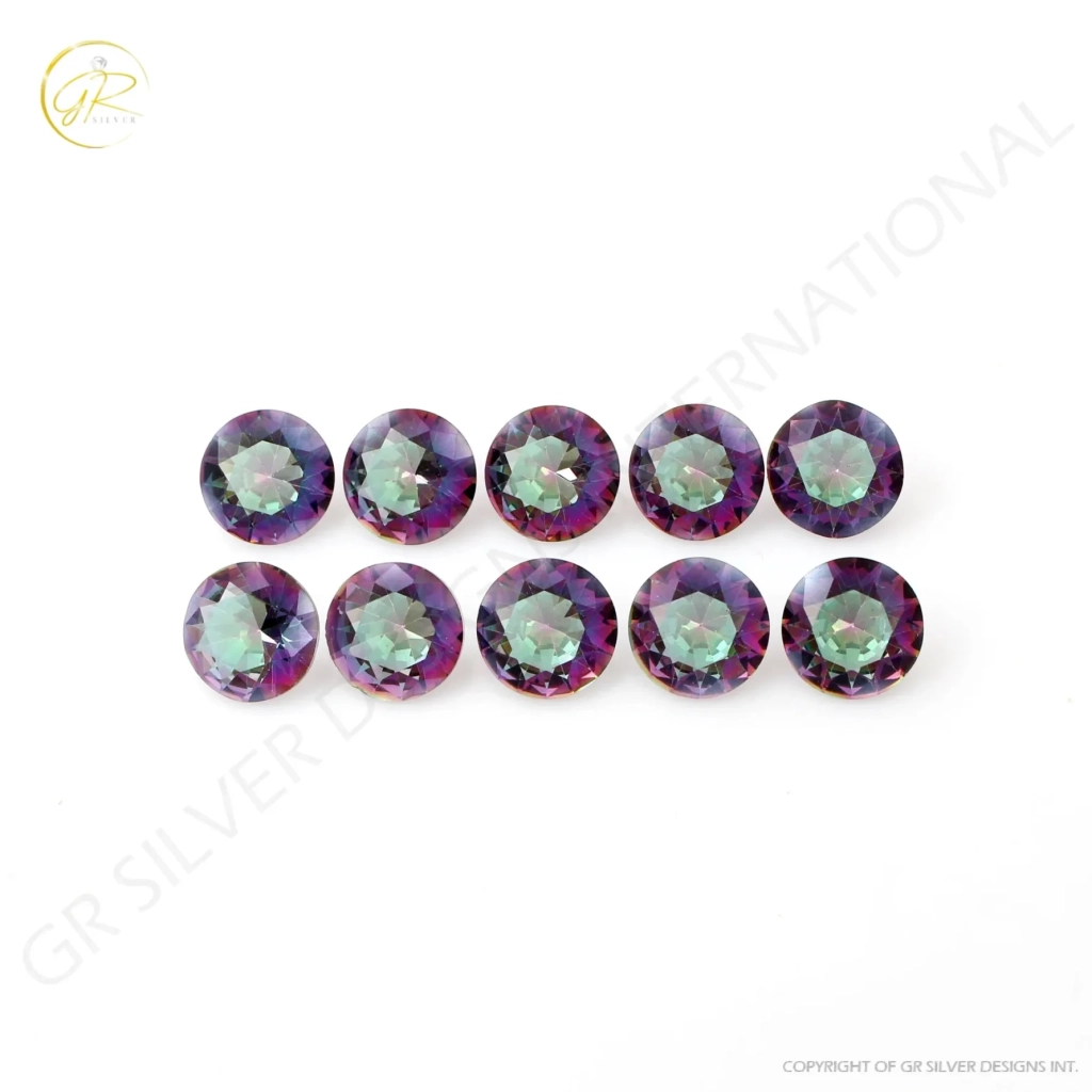 11mm Round Mystic Topaz Loose Gemstone