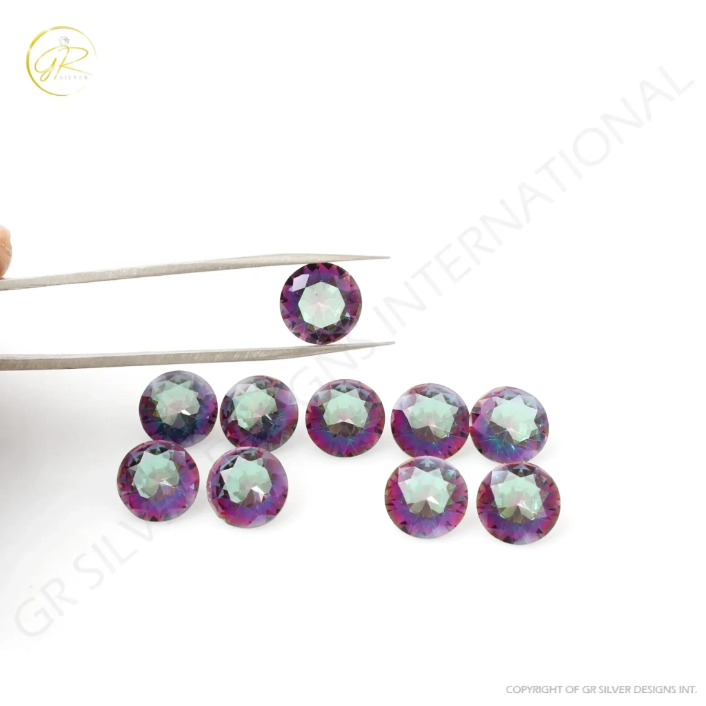 11mm Round Mystic Topaz Loose Gemstone