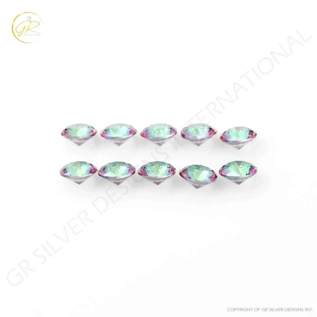 11mm Round Mystic Topaz Loose Gemstone