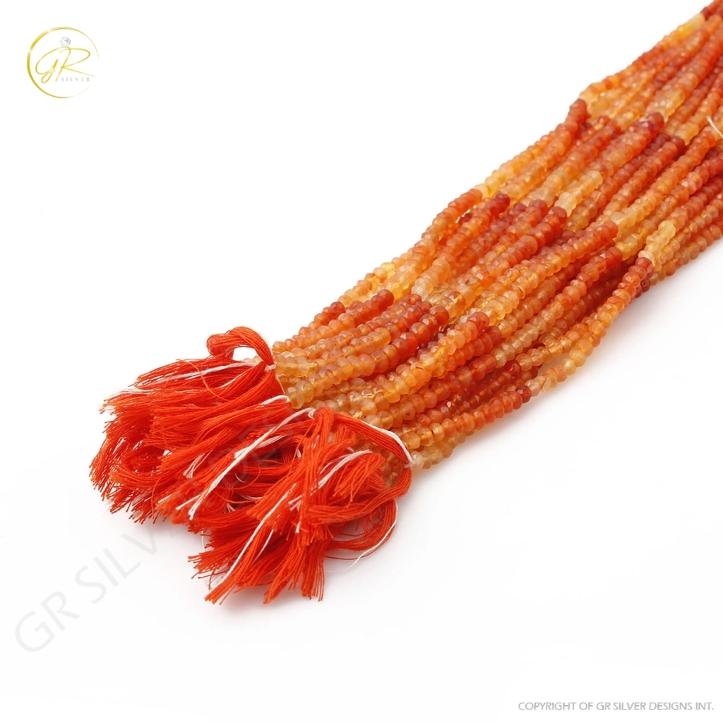 Natural Round Carnelian Beads, 4-5mm Round Carnelian 29 Strands Beads