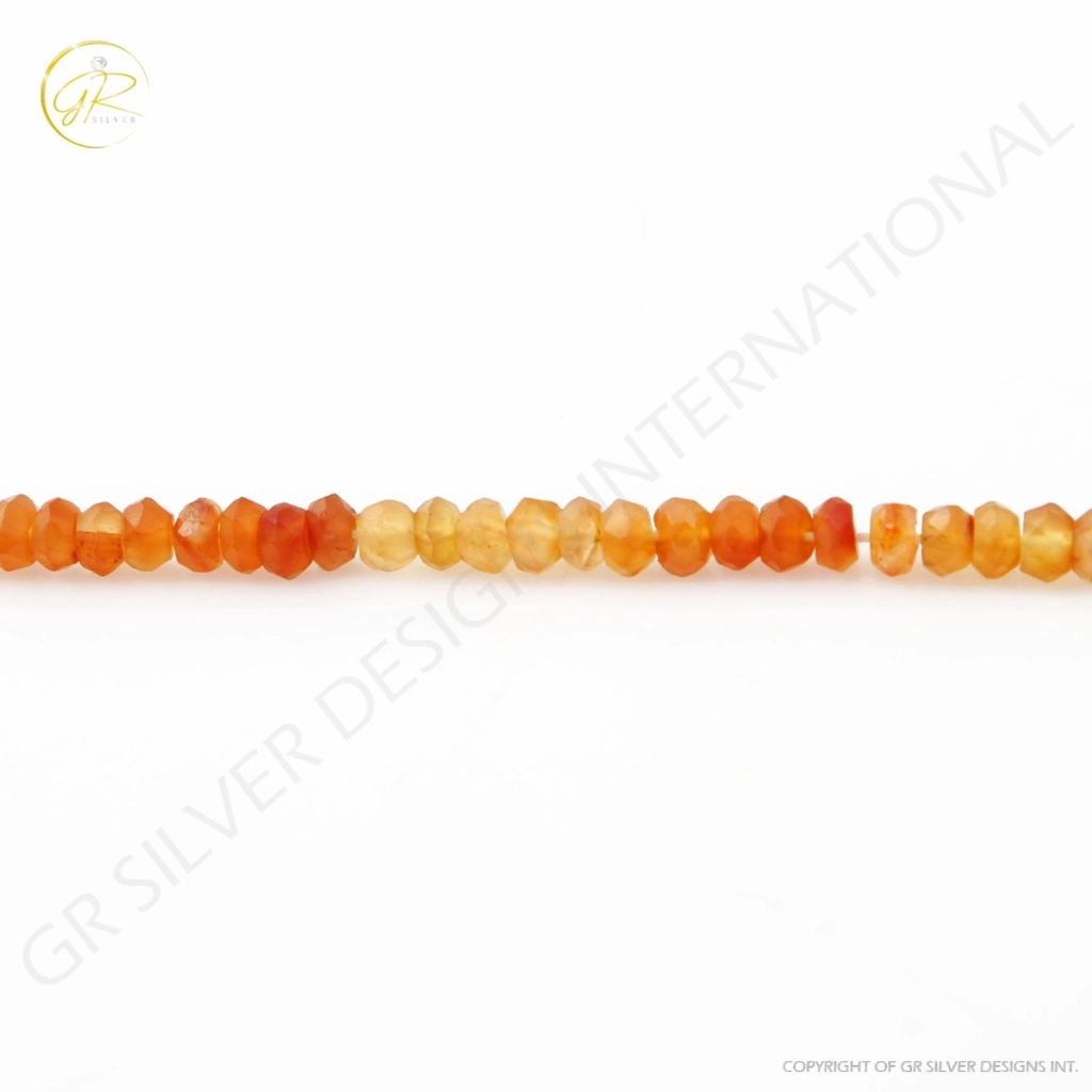 Natural Round Carnelian Beads, 4-5mm Round Carnelian 29 Strands Beads