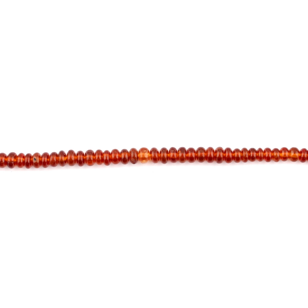 Hessonite Garnet Plain Round Beads For Jewelry Making