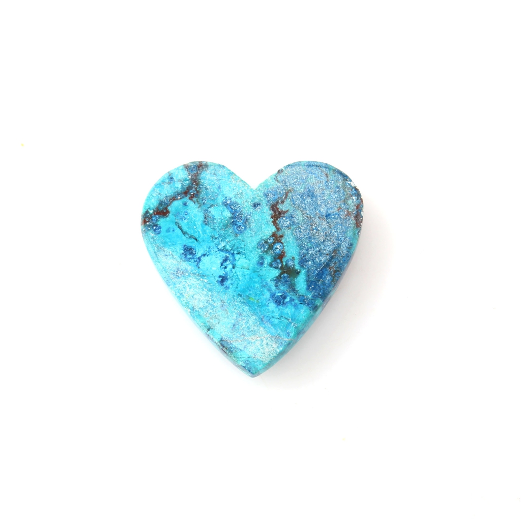 Natural Shattuckite Chrysocolla Gemstone, 29.83ct Chrysocolla Gemstone