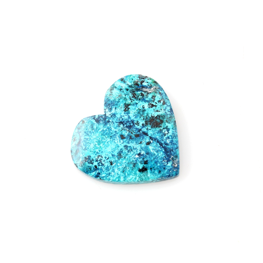 25.27ct Chrysocolla Gemstone, Natural Shattuckite Chrysocolla Stone
