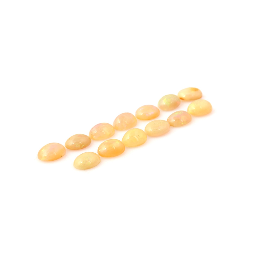 Natural Ethiopian opal 7x9mm Oval Shape Loose Gemstone