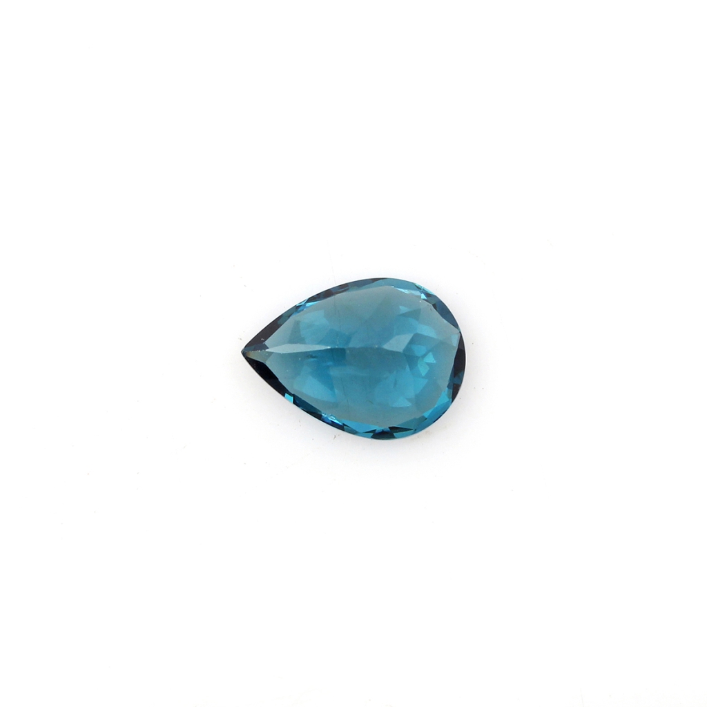 9x14mm Pear Shape London Blue Topaz Loose Gemstone