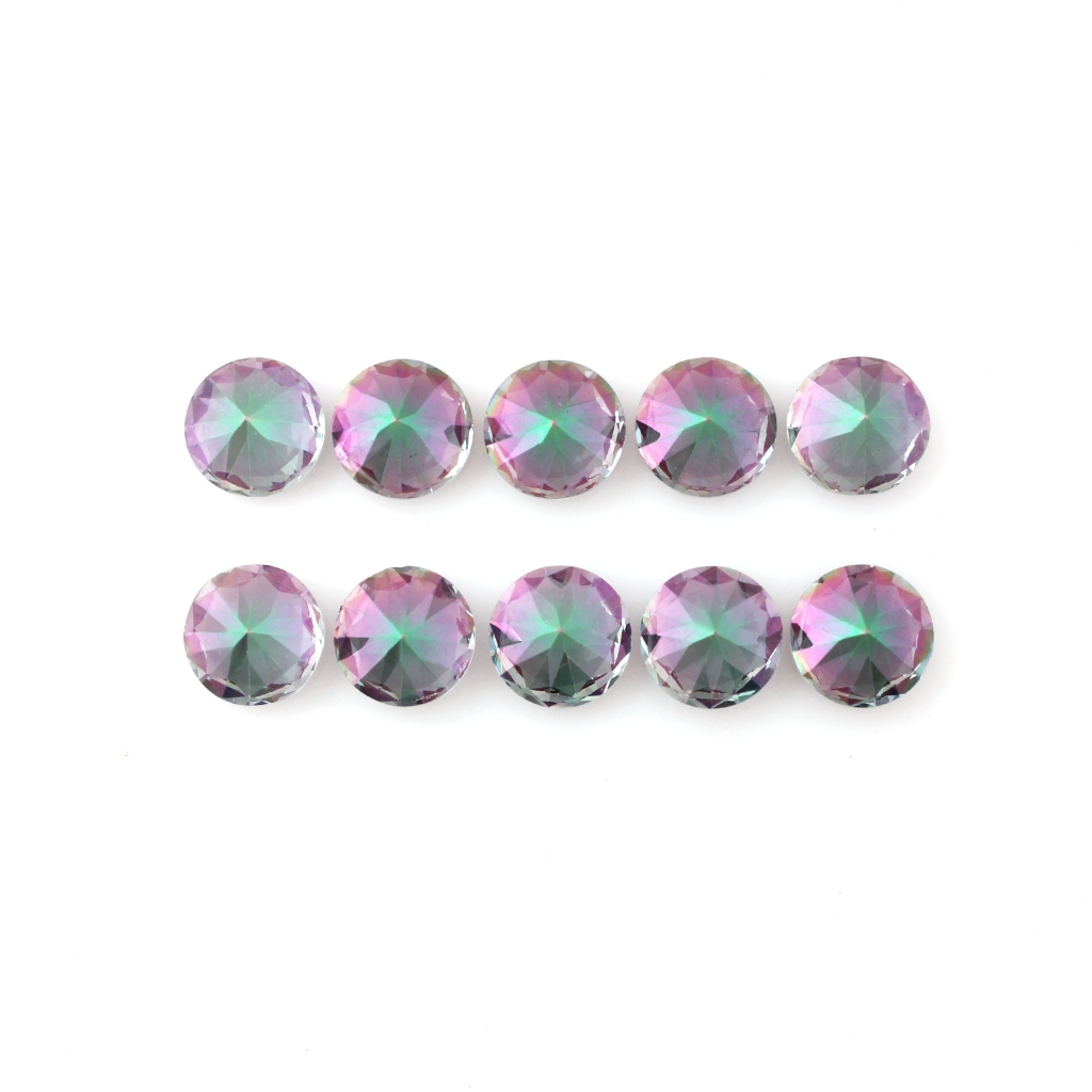 11mm Round Mystic Topaz Loose Gemstone