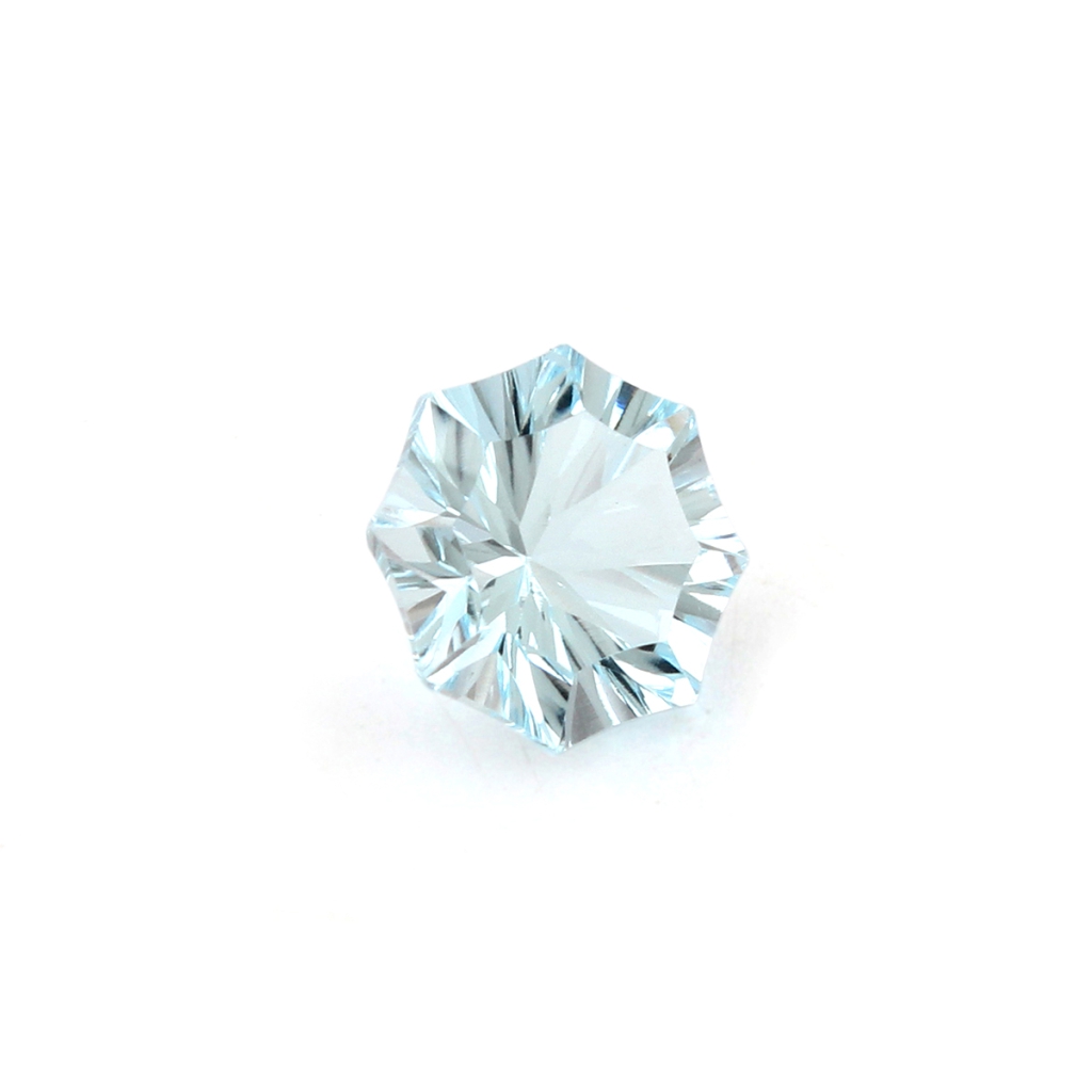 9mm Round Shape Blue Topaz Loose Gemstone For Jewelry Making