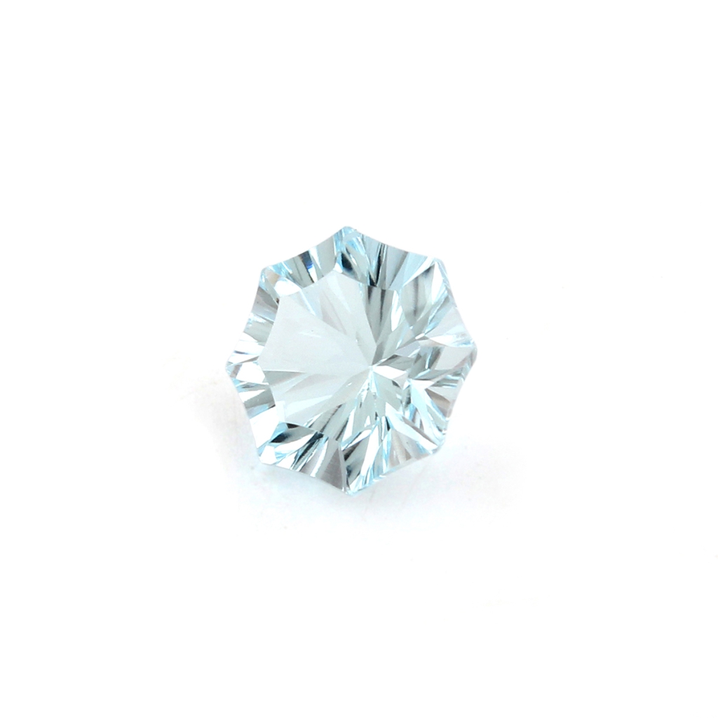9mm Round Shape Blue Topaz Loose Gemstone For Jewelry Making