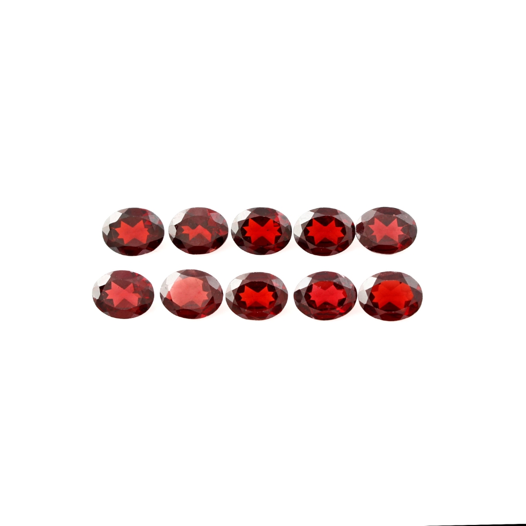 Natural Oval Garnet Gemstone, 7x9mm Oval Shape 19ct Garnet Loose Gemstone, Garnet For Jewellery Making