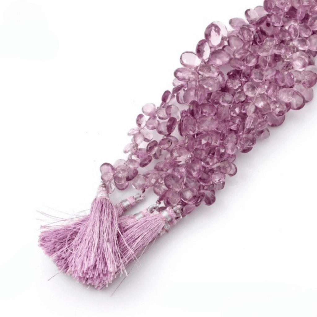 Natural Amethyst Pear Shape Gemstone Beads 7.5-15mm Approx.