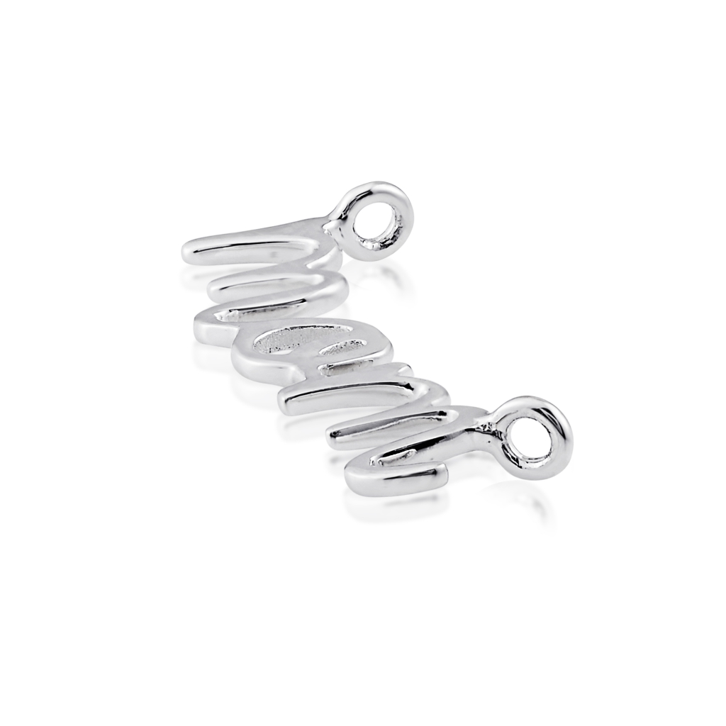 Mom Sign Pendant Necklace Meaningful Sterling Silver Gift for Mom