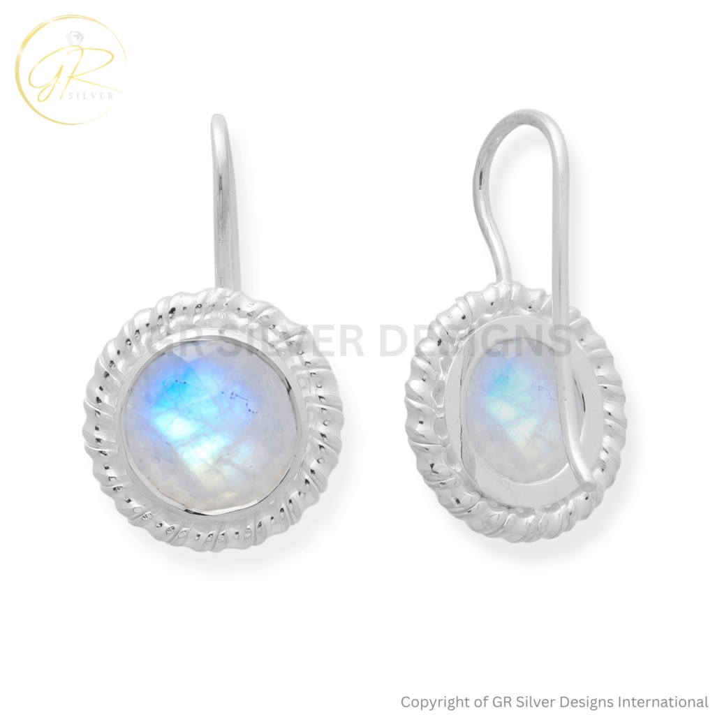 Rainbow Moonstone Earrings For Women