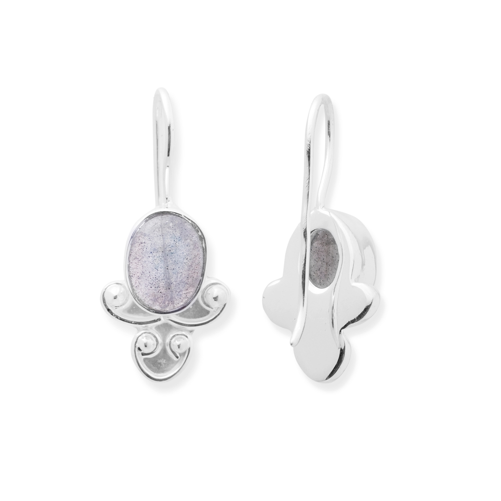 Labradorite Earrings by GR Silver Designs