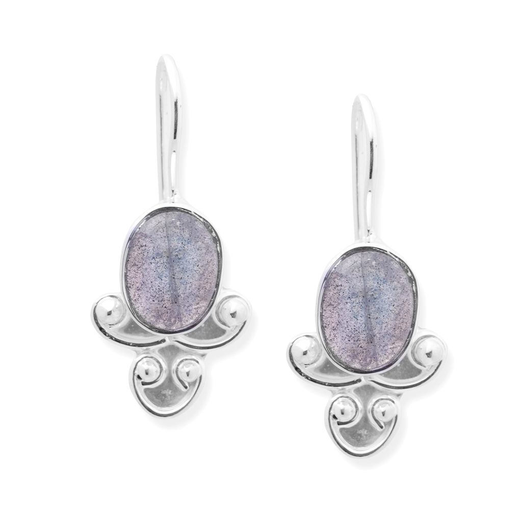 Labradorite Earrings by GR Silver Designs
