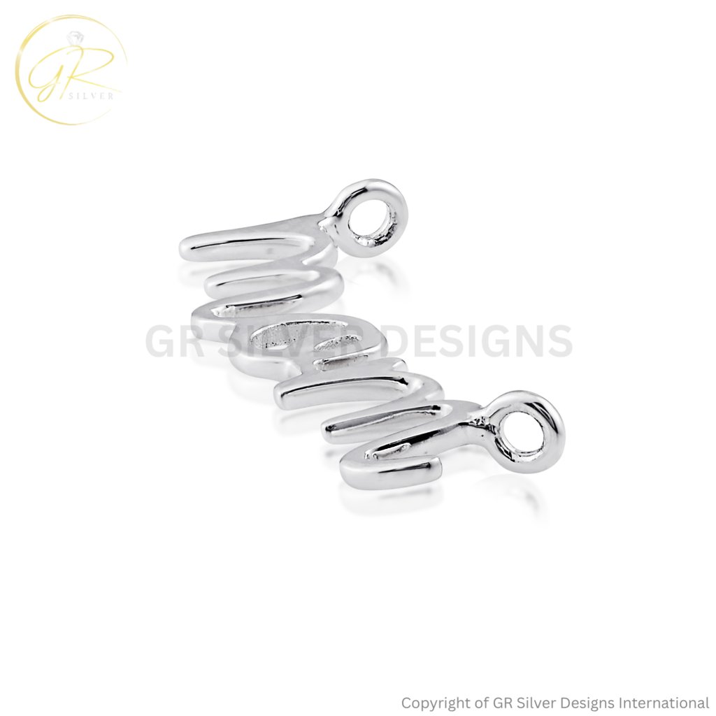 Meaningful Sterling Silver Mom Sign Pendant Necklace