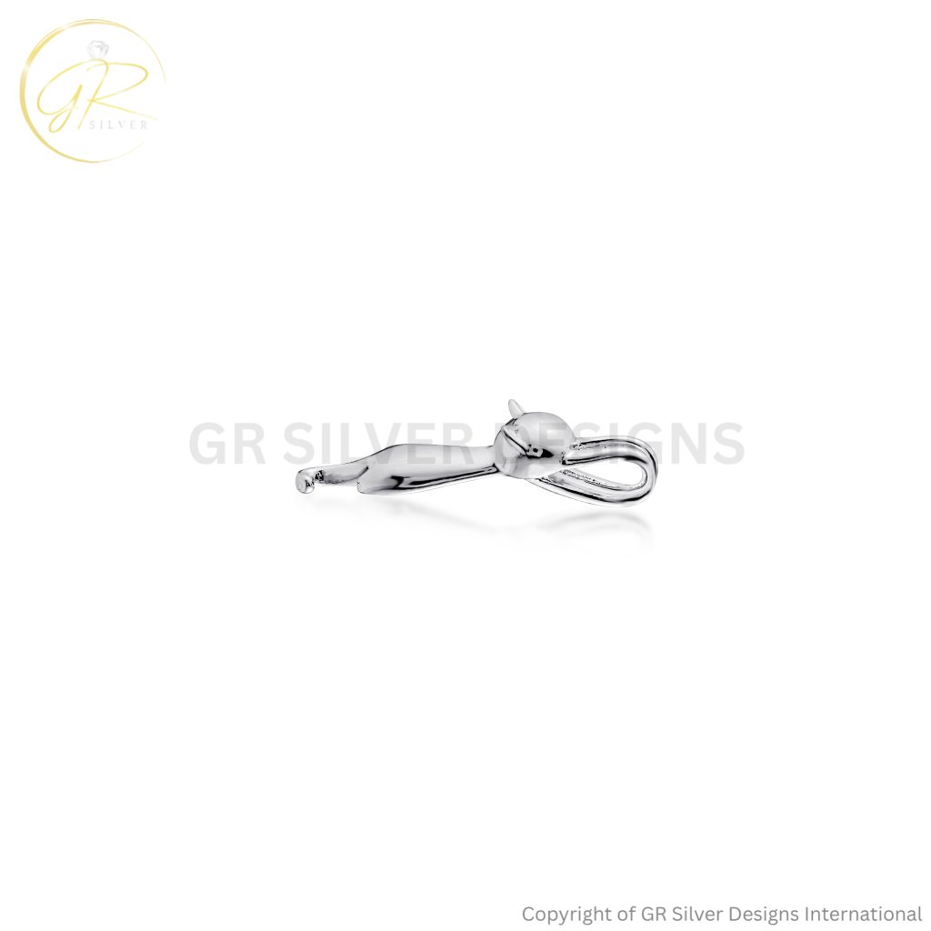 925 Sterling Silver Minimalist Cat-shaped Pendant Necklace