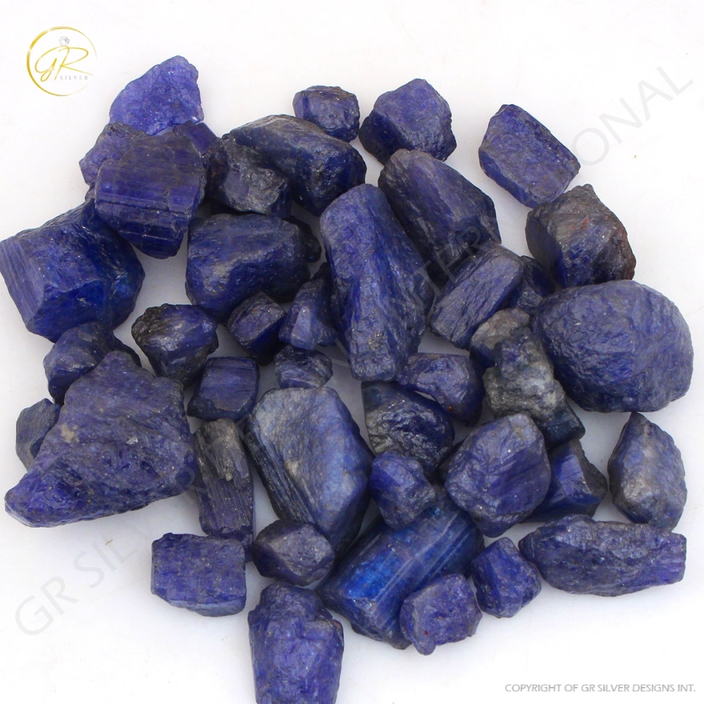 Natural Tanzanite Rough Loose Mineral Gemstone