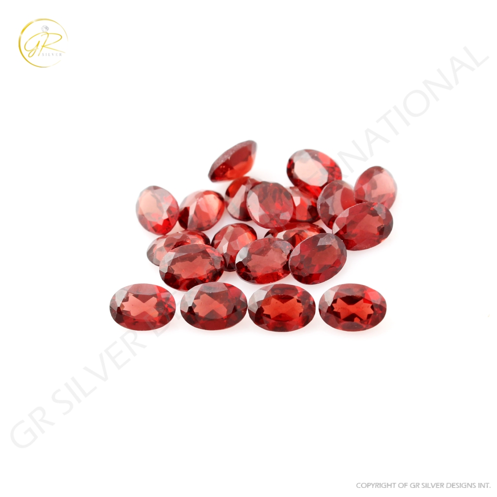 Natural Garnet 5x7 Oval Shape Loose Gemstone