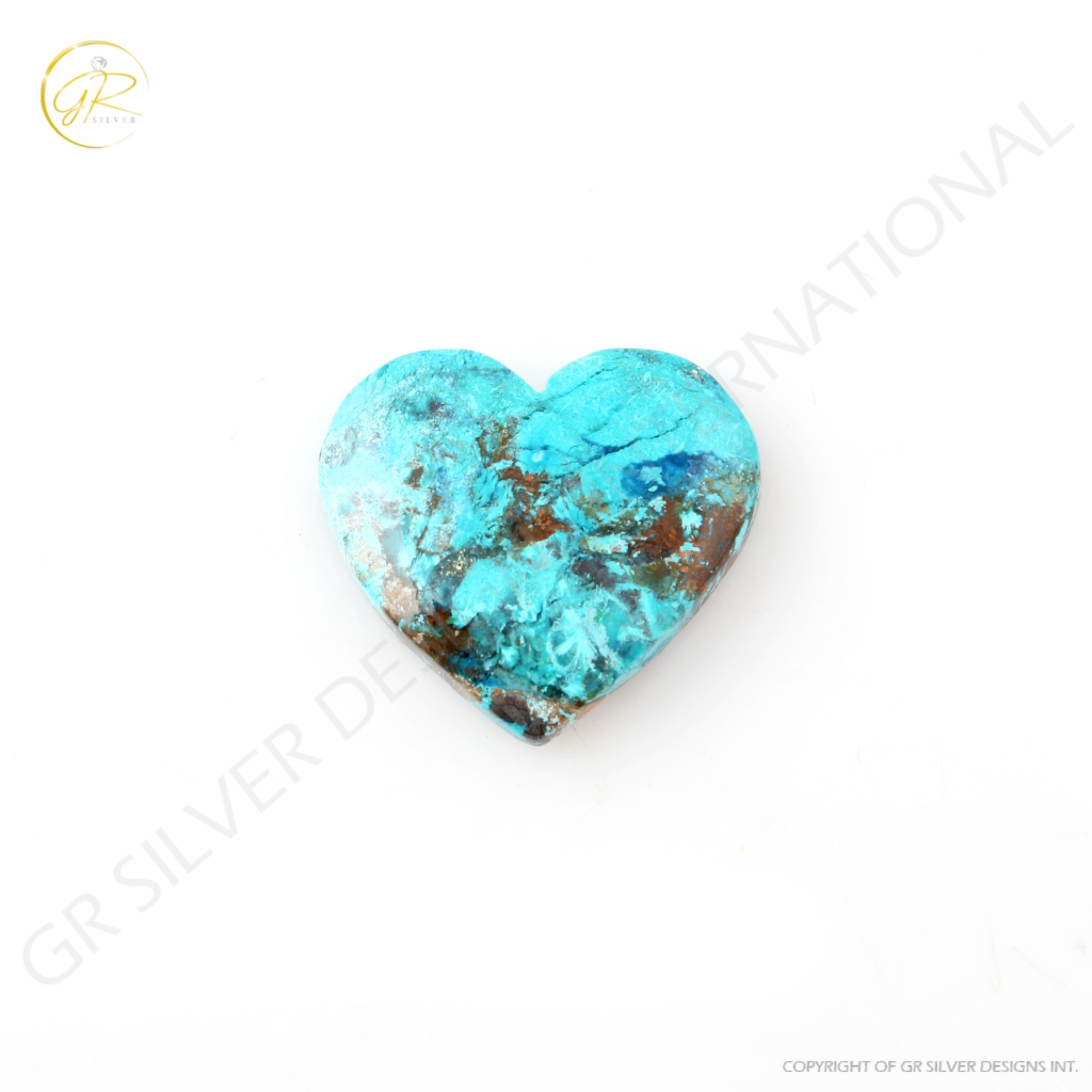 29ct Chrysocolla Gemstone, Natural Shattuckite Chrysocolla Gemstone