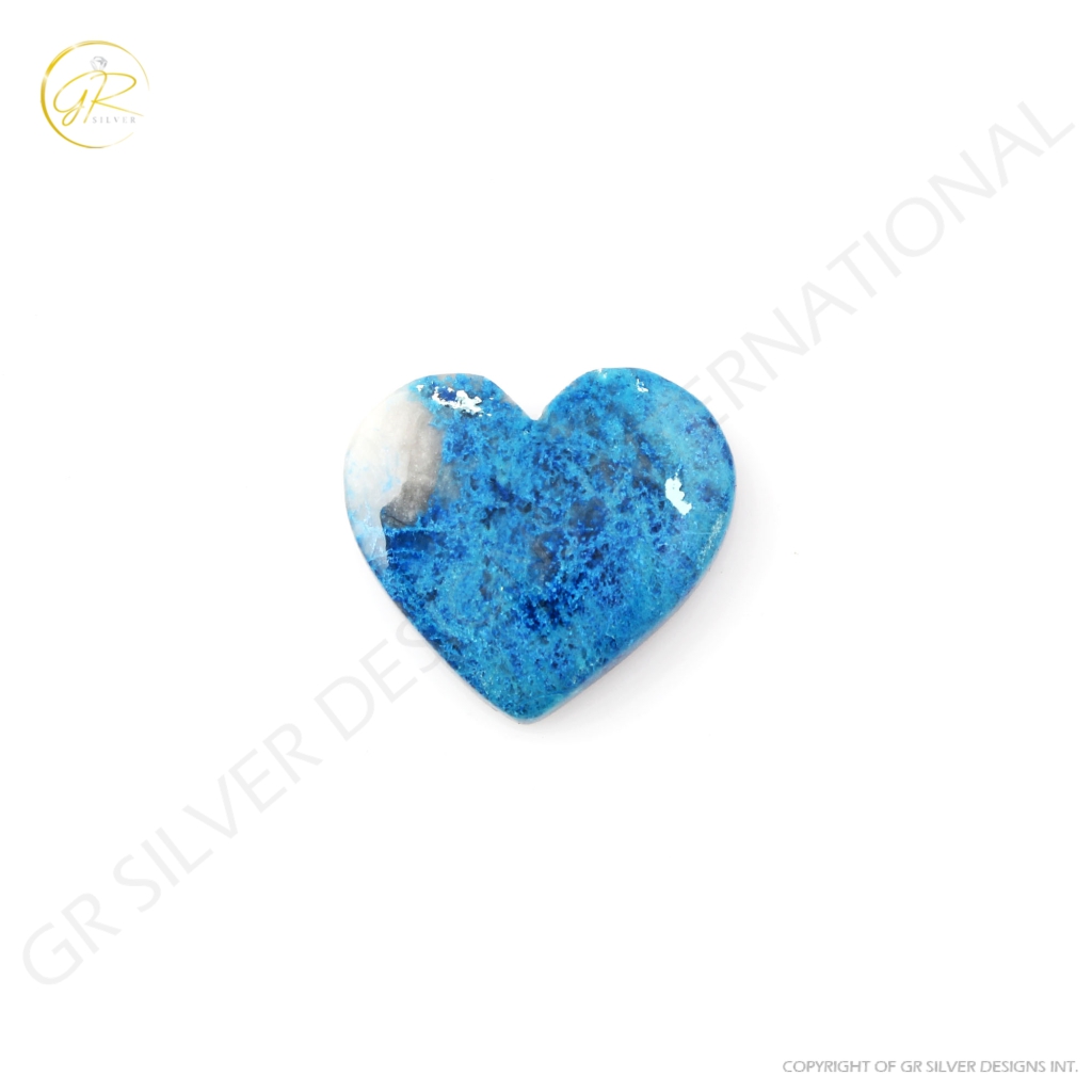 Natural Chrysocolla Gemstone, 23.2ct Shattuckite Chrysocolla Gemstone