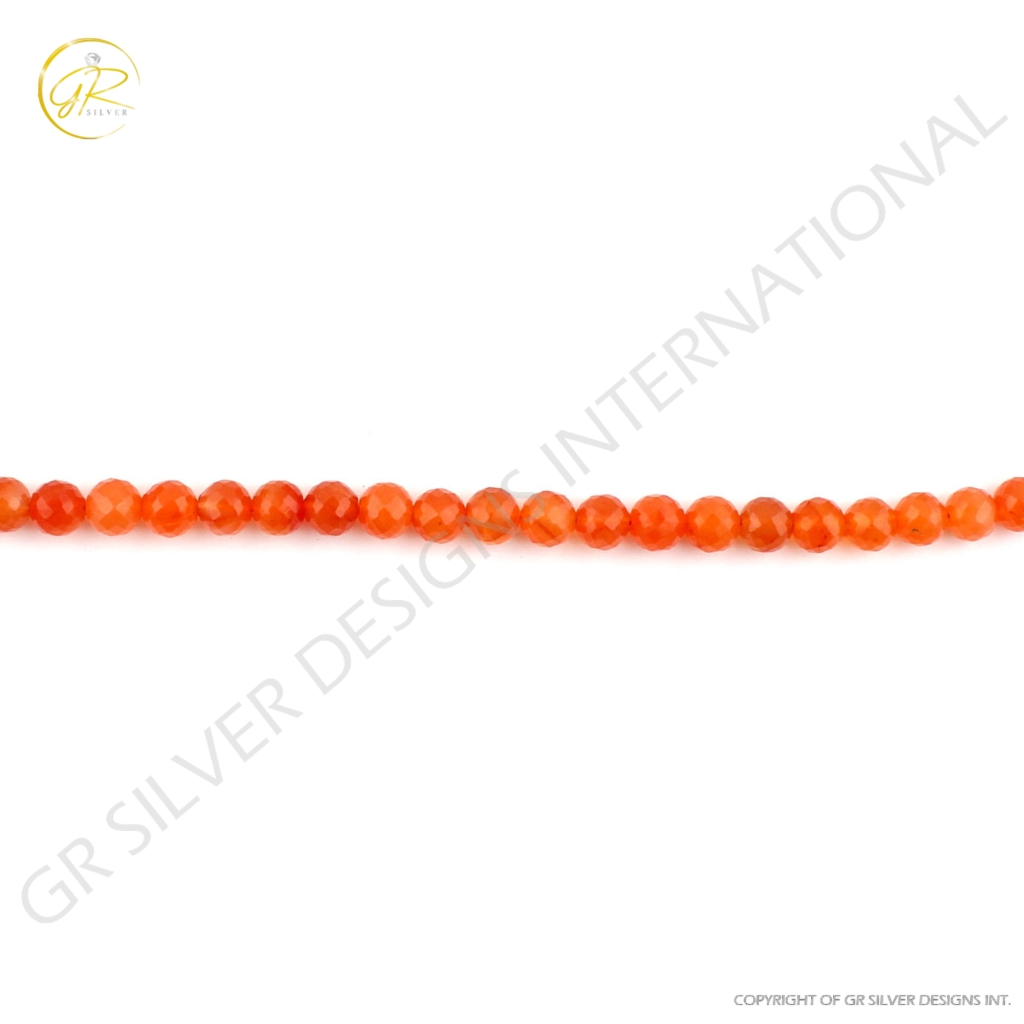 High Quality Carnelians Balls Shape Loose Gemstone Beads