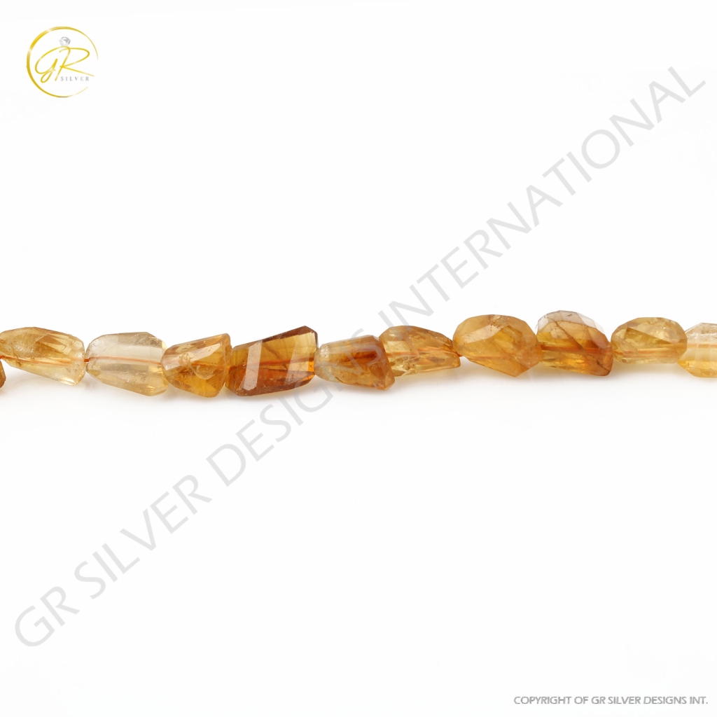 Citrine Beads, Natural Citrine Faceted Tumbles shape 10-26mm Gemstone Beads, Gemstone Beads