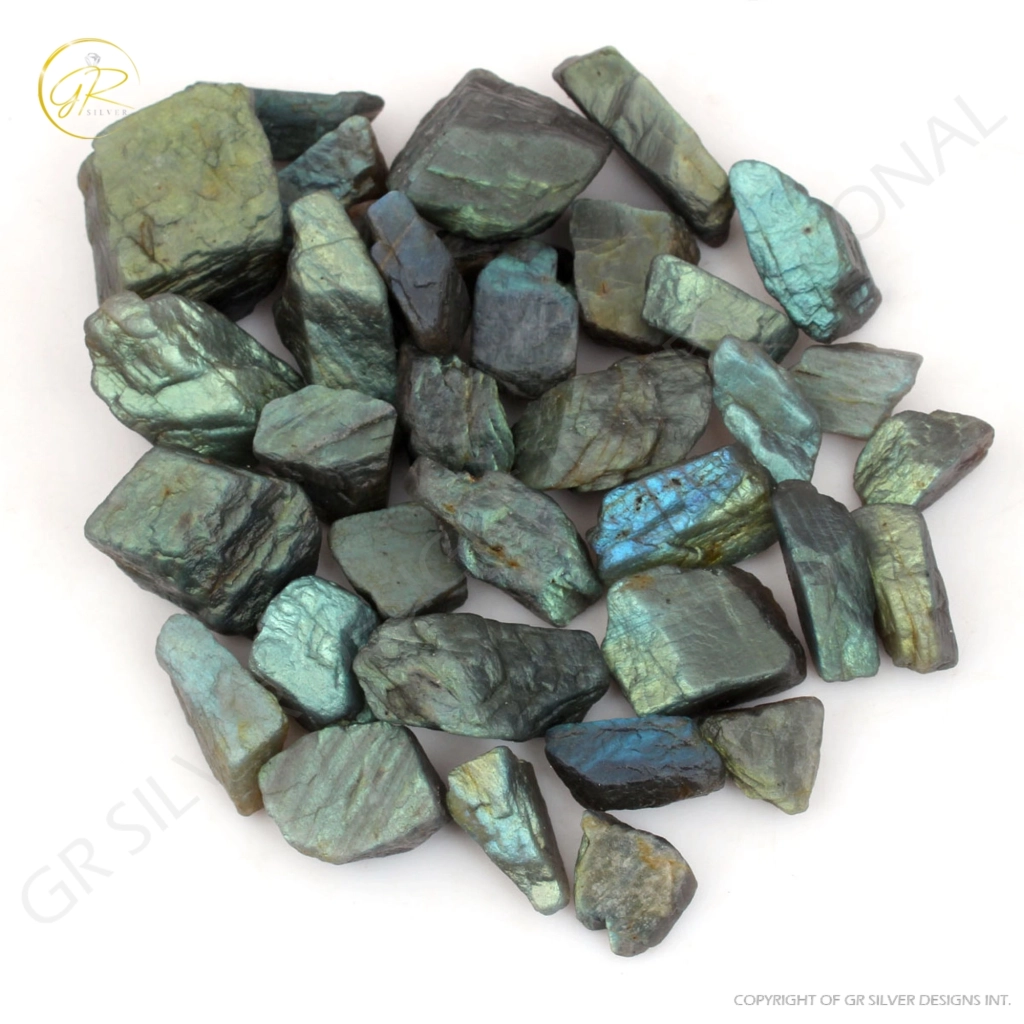 Natural Labradorite Rough Loose Mineral Gemstone