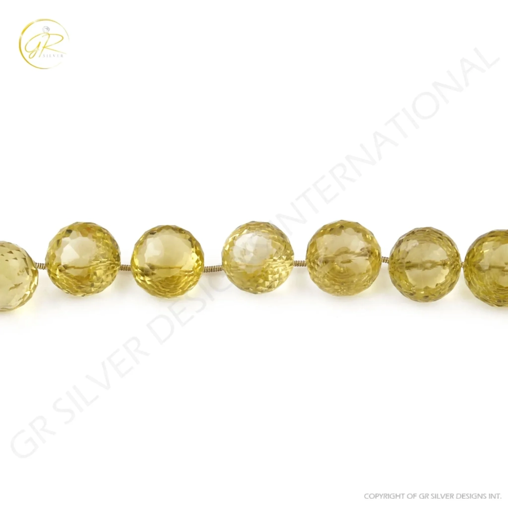 Lemon Quartz Beads, Lemon Quartz Handmade 10-14mm Onion Shape Gemstone Beads Jewelry