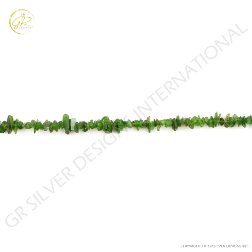 Chrome Diopside Uncuts Beads Gemstone For Jewelry Making