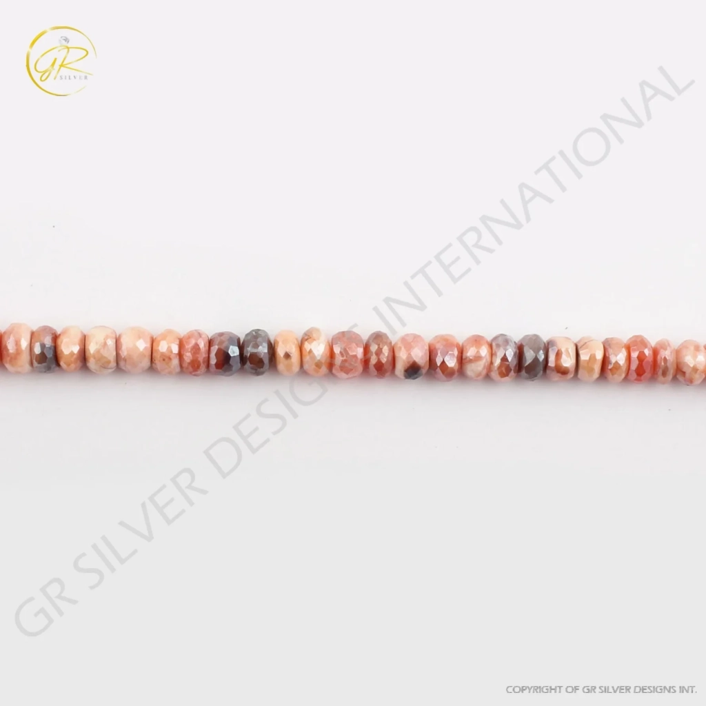 Botswana Agate Handmade Gemstone Round Faceted Beads