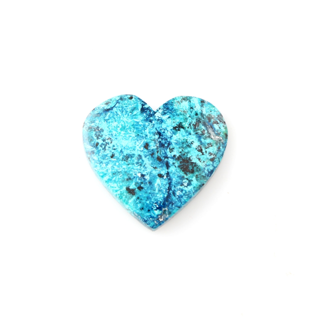 25.27ct Chrysocolla Gemstone, Natural Shattuckite Chrysocolla Stone