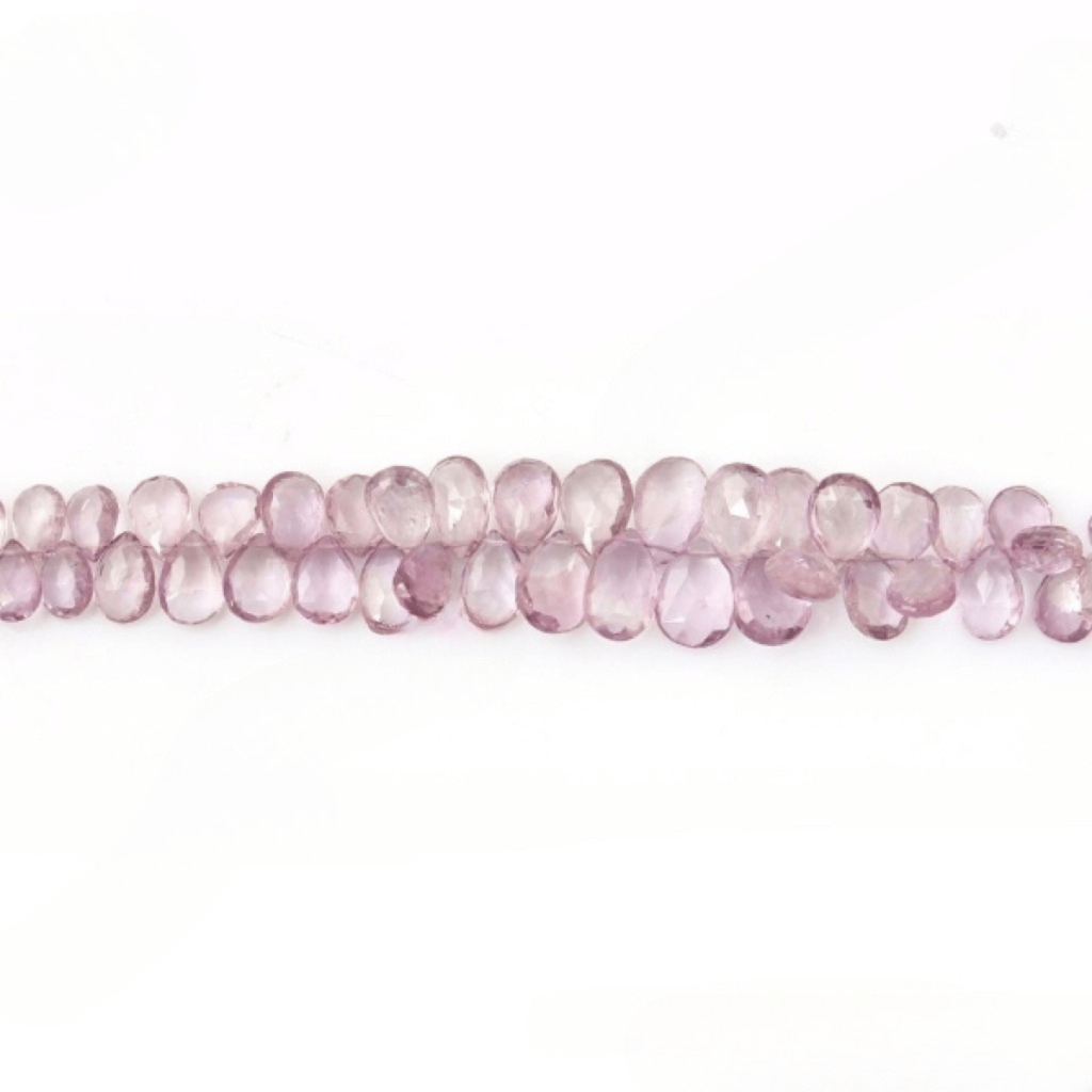 Natural Amethyst Pear Shape Gemstone Beads 7.5-15mm Approx.