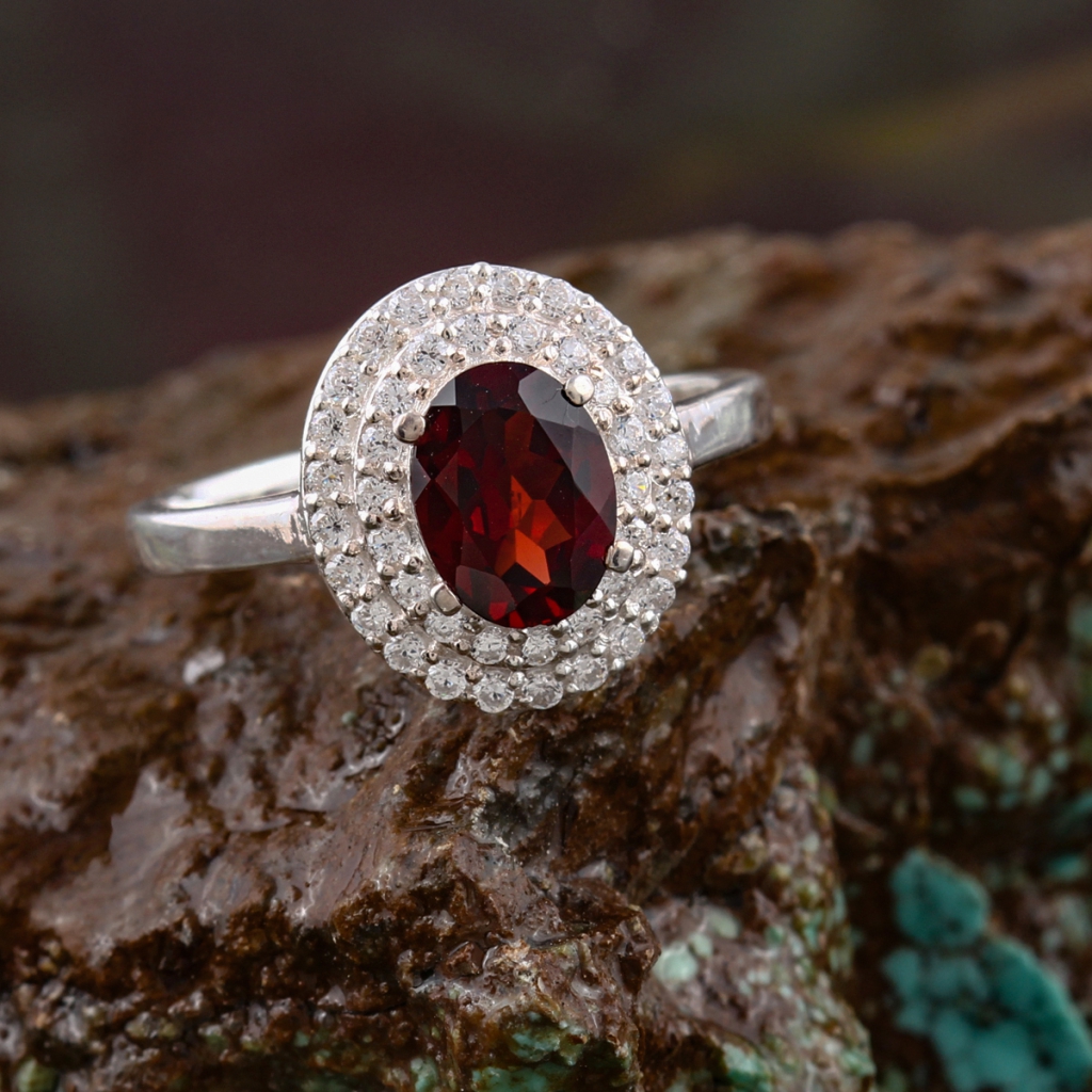 Red Garnet Ring